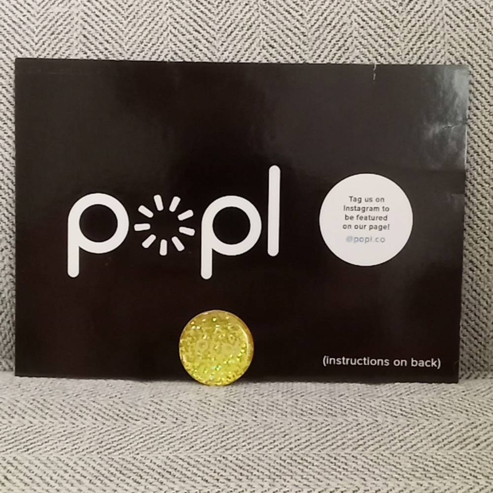 Popl Digital Business Card/Smart NFC Sticker/works w/ both Apple Android new
